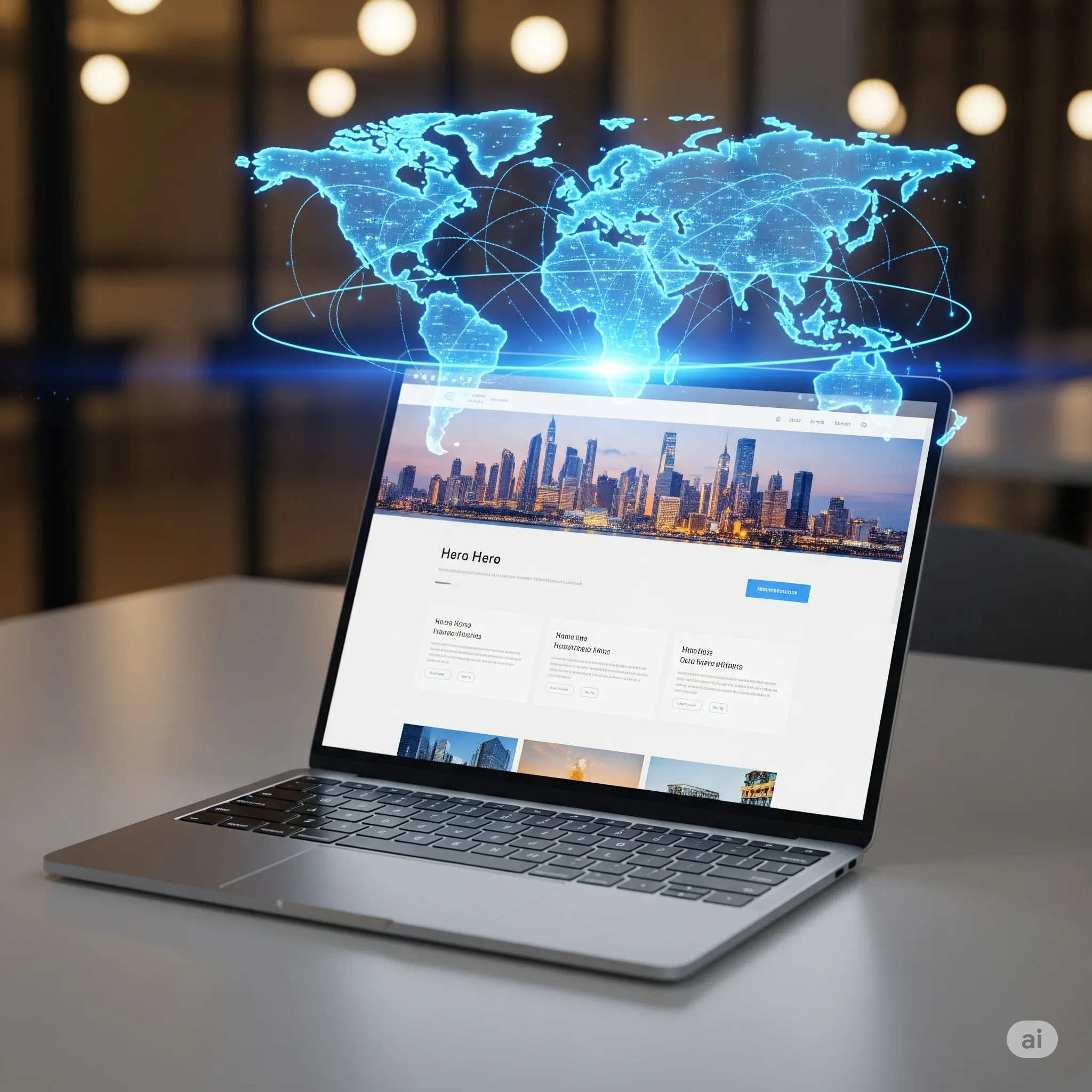 موقعك الإلكتروني، بوابتك نحو العالمية